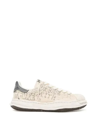 Maison MIHARA YASUHIRO graphic-print trainers - Grey