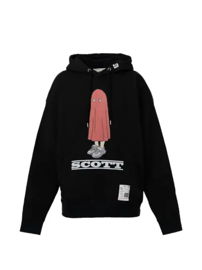 Maison MIHARA YASUHIRO printed hoodie - Black