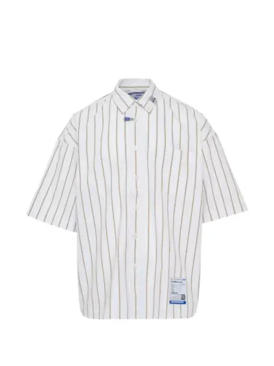 Maison MIHARA YASUHIRO striped shirt - White