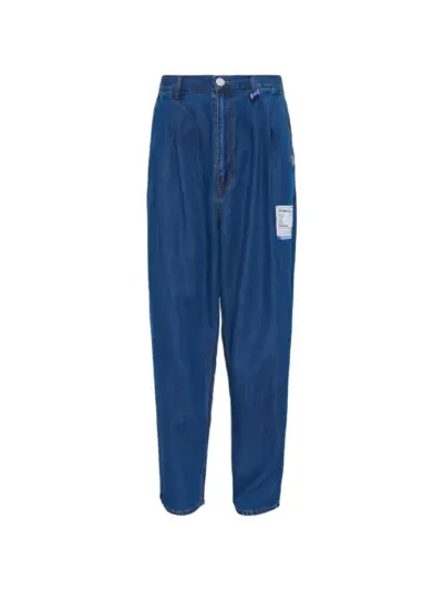 Maison MIHARA YASUHIRO wide tapered trousers - Blue