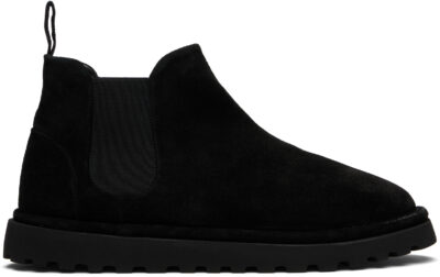 Marsèll Gomme Black Sancrispa Alta Chelsea Boots