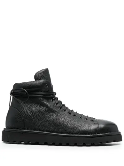 Marsèll Pallottola pebbled-leather boots - Black