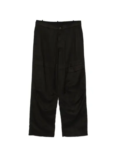 Masnada buttoned cargo trousers - Black