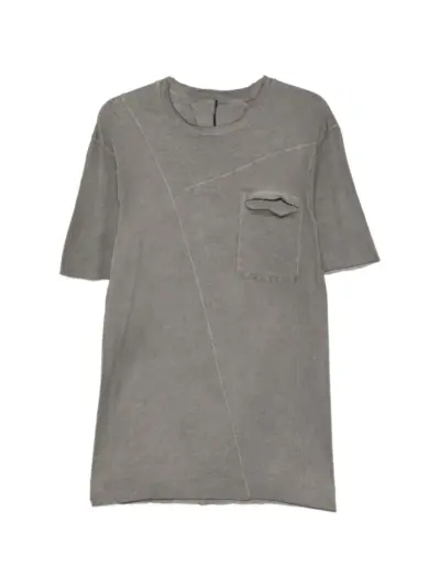 Masnada chest-pocket short-sleeve T-shirt - Grey