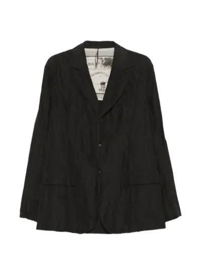 Masnada patterned blazer - Black
