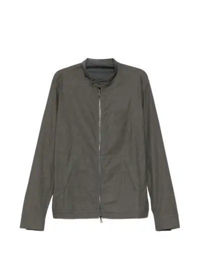 Masnada stand-up collar jacket - Grey