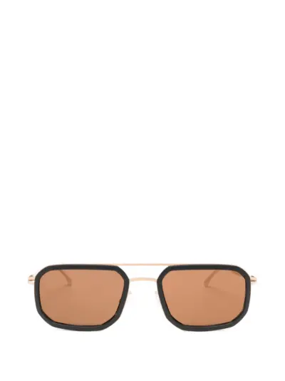 Mykita x Leica ML16 rectangle-frame sunglasses - Gold