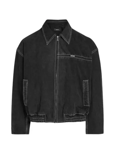 Nahmias zip-fastening pocket jacket - Black