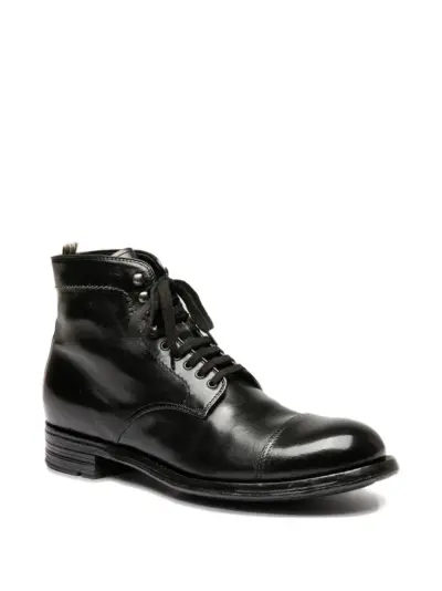Officine Creative Admiral lace-up leather shoes - Black