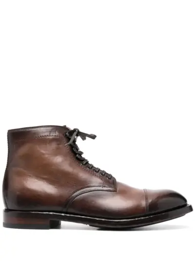 Officine Creative Anatomia 013 leather ankle boots - Brown