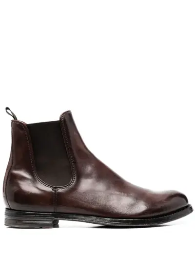 Officine Creative Anatomia leather Chelsea boots - Brown
