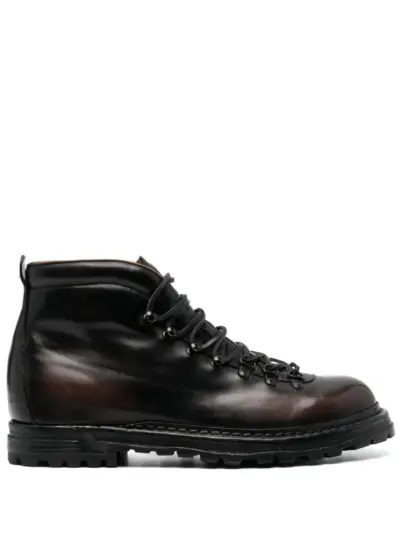 Officine Creative Artik 001 leather boots - Brown