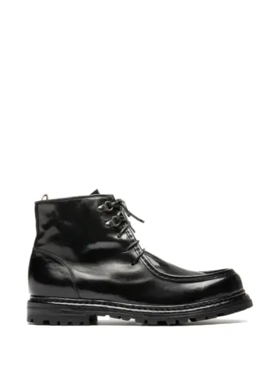 Officine Creative lace-up boots - Black