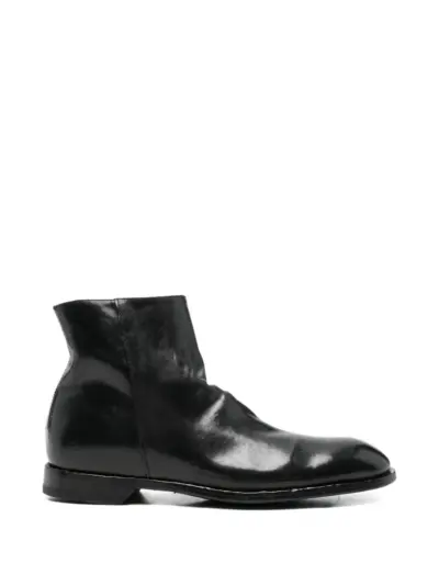 Officine Creative zip-up boots - Black