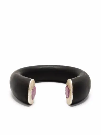 Parts of Four Big Druid bracelet - Black