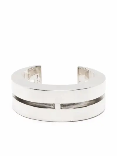 Parts of Four Crescent Crevice bracelet - Silver