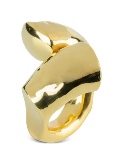 Parts of Four Giant Twisted Druid ring - Gold
