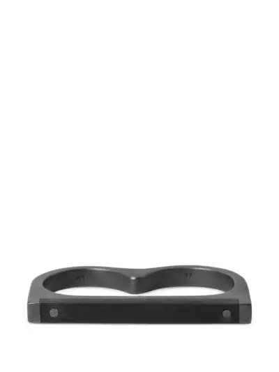 Parts of Four Plate Double ring - Black