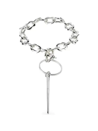 Parts of Four chain totem necklace - Silver