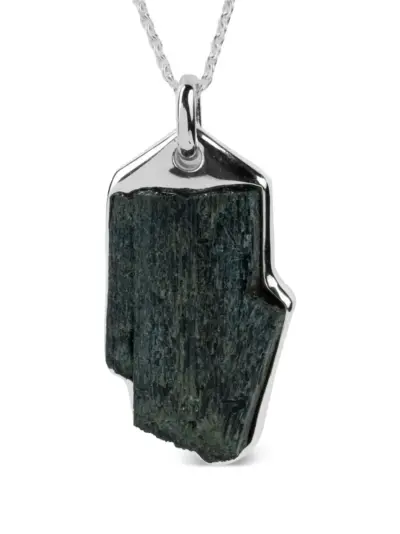 Parts of Four crystal halos necklace - Silver