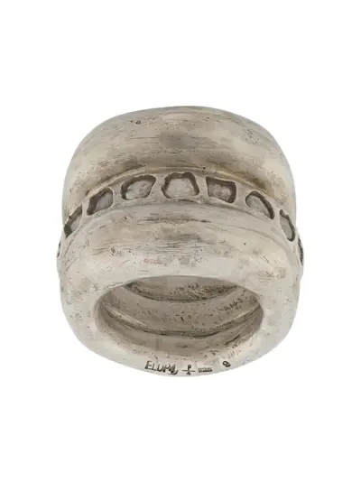 Parts of Four stack mountain spacer ring - Silver