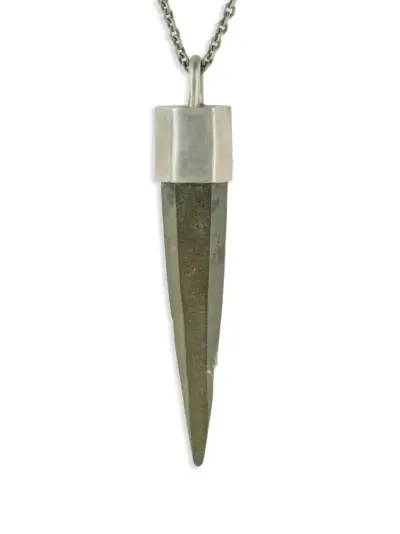 Parts of Four sterling silver Talisman chlorite quartz necklace