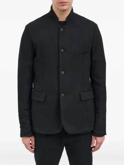 Poème Bohémien deconstructed wool jacket - Black