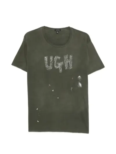 R13 Ugh graphic T-shirt - Green