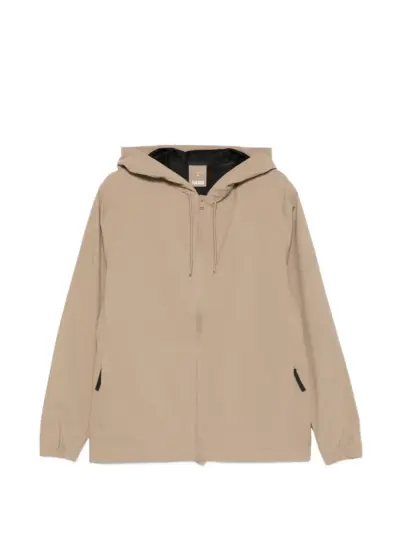Rains Suva zip-up hooded jacket - Neutrals