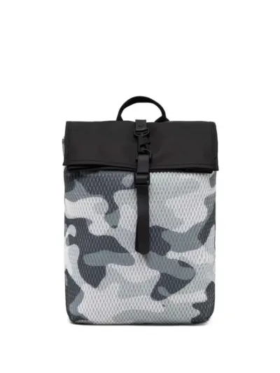 Rains camouflage-pattern backpack - Grey