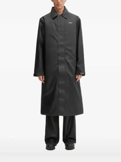 Rains x Umbro buttoned raincoat - Black