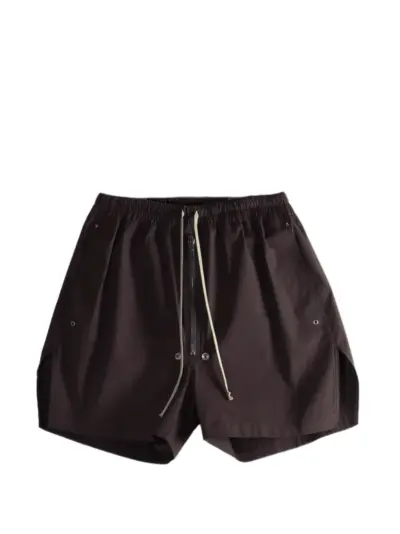 Rick Owens Bela boxers drawstring shorts - Brown