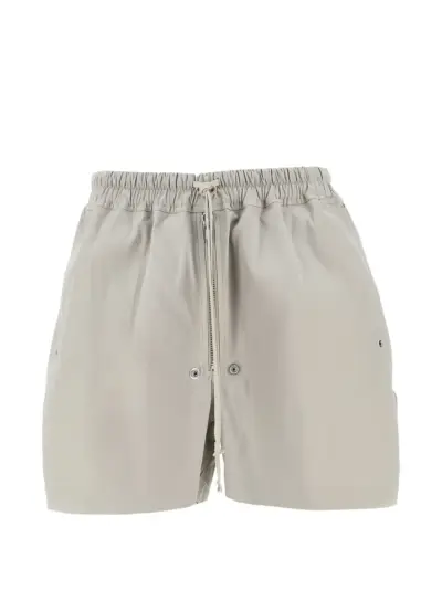 Rick Owens Bela elasticated-waist bermuda shorts - Grey