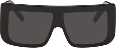 Rick Owens Black Temple Documenta Sunglasses