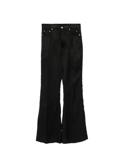 Rick Owens Bolan pocket bootcut trousers - Black