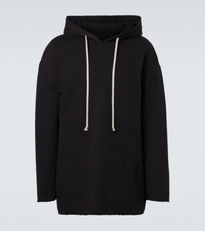 Rick Owens Cotton jersey hoodie