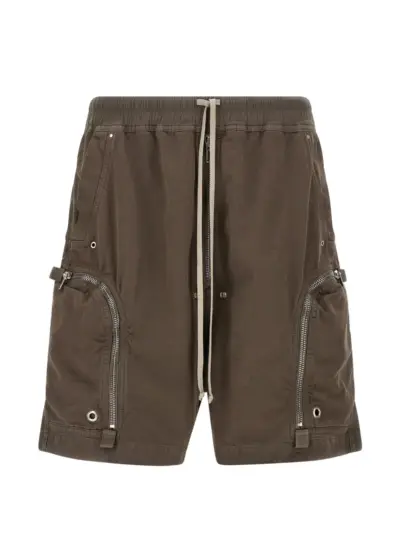 Rick Owens DRKSHDW Bauhaus Pod cotton bermuda shorts - Brown