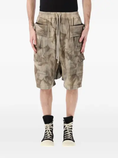 Rick Owens DRKSHDW Creatch cargo shorts - Neutrals