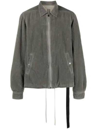 Rick Owens DRKSHDW DRKSHDW corduroy shirt jacket - Grey