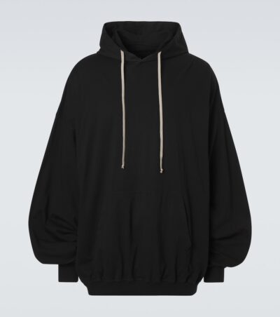 Rick Owens DRKSHDW Hun cotton jersey hoodie