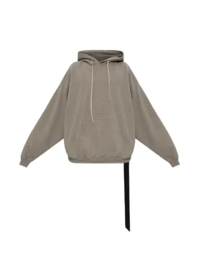 Rick Owens DRKSHDW Hun drawstring hoodie - Grey