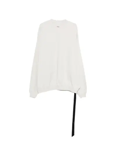 Rick Owens DRKSHDW Hun tie-detail sweatshirt - Neutrals