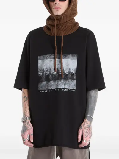 Rick Owens DRKSHDW Jumbo SS cotton T-shirt - Brown