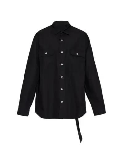 Rick Owens DRKSHDW Jumbo flap-pocket shirt - Black