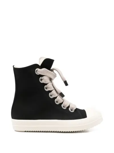 Rick Owens DRKSHDW Jumbolace high-top lace-up sneakers - Black