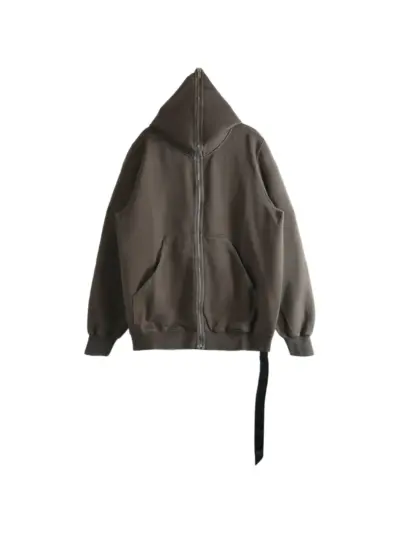 Rick Owens DRKSHDW Mountain zip-up hoodie - Brown