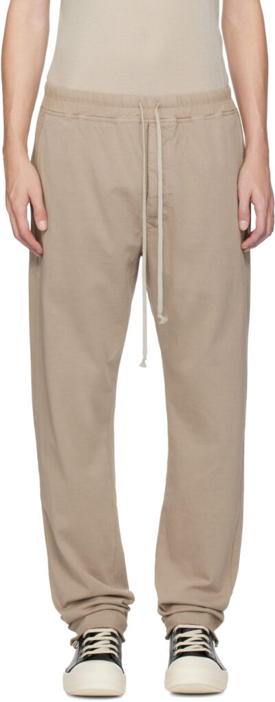 Rick Owens DRKSHDW Taupe Concordians Berlin Drawstring Sweatpants