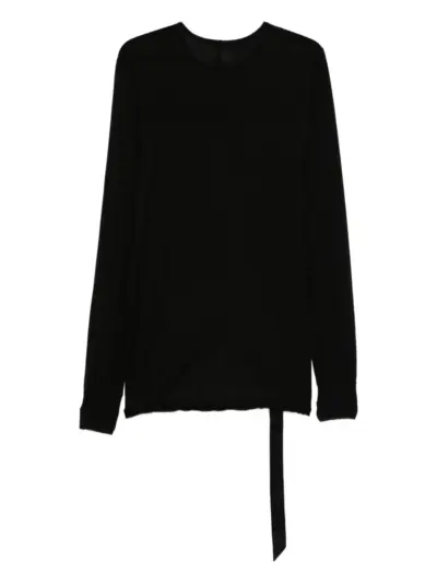 Rick Owens DRKSHDW cotton crew-neck long-sleeves T-shirt - Black