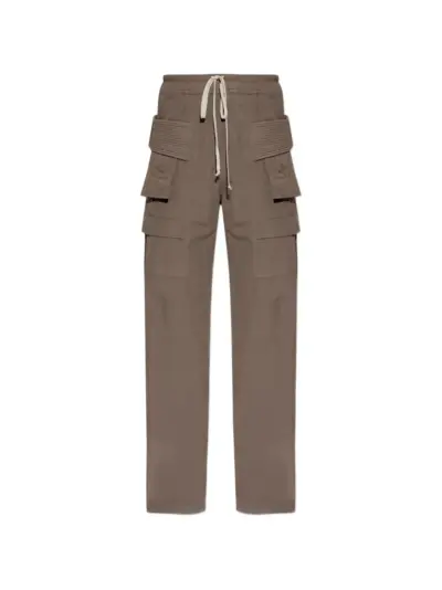 Rick Owens DRKSHDW drawstring pocket trousers - Brown