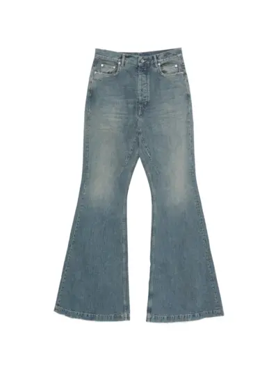 Rick Owens DRKSHDW five-pockets flared jeans - Blue